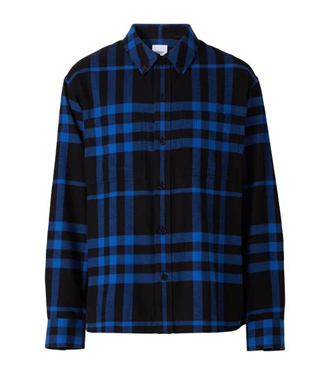 burberry checkered shirt|burberry check flannel shirt.